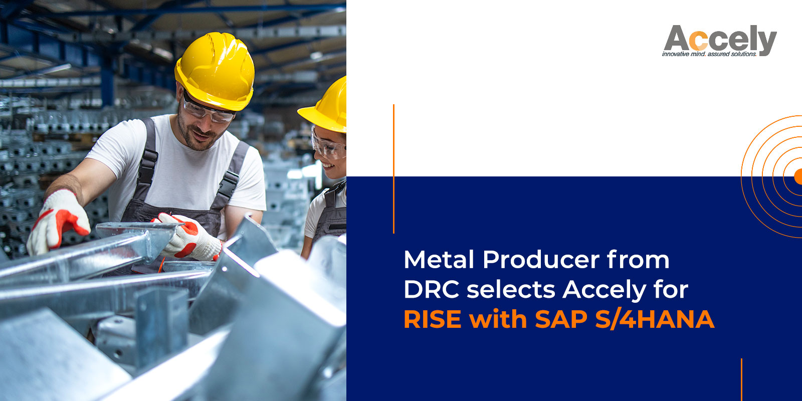 Metal Producer from DRC selects Accely for RISE with SAP S/4HANA