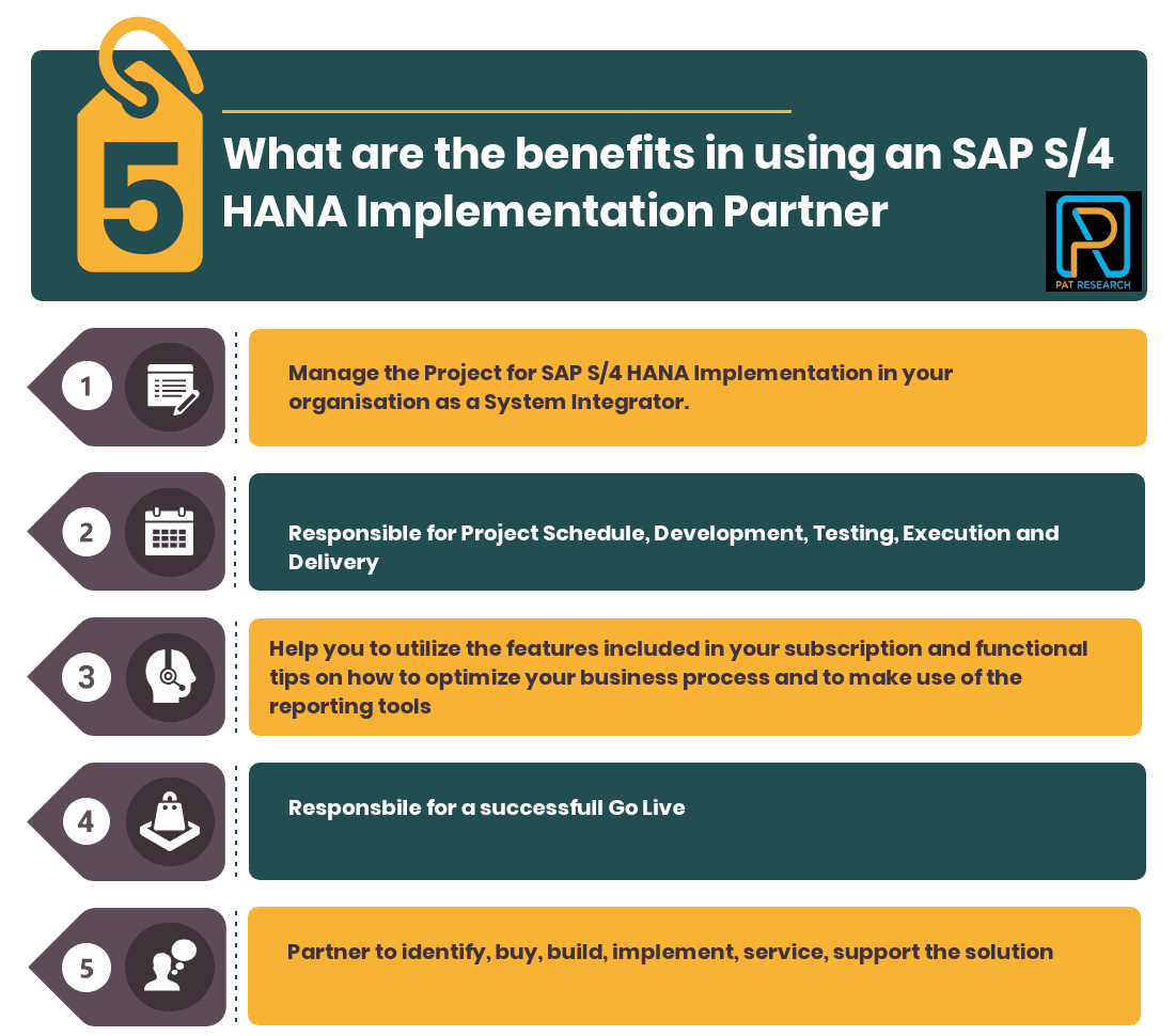 Benefits of using an SAP S4HANA Implementation Partner