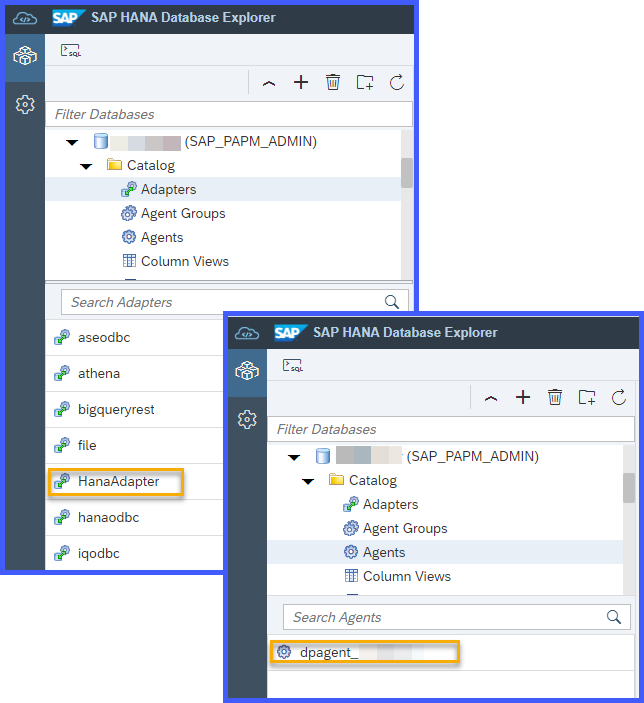 SAP HANA Database Explorer
