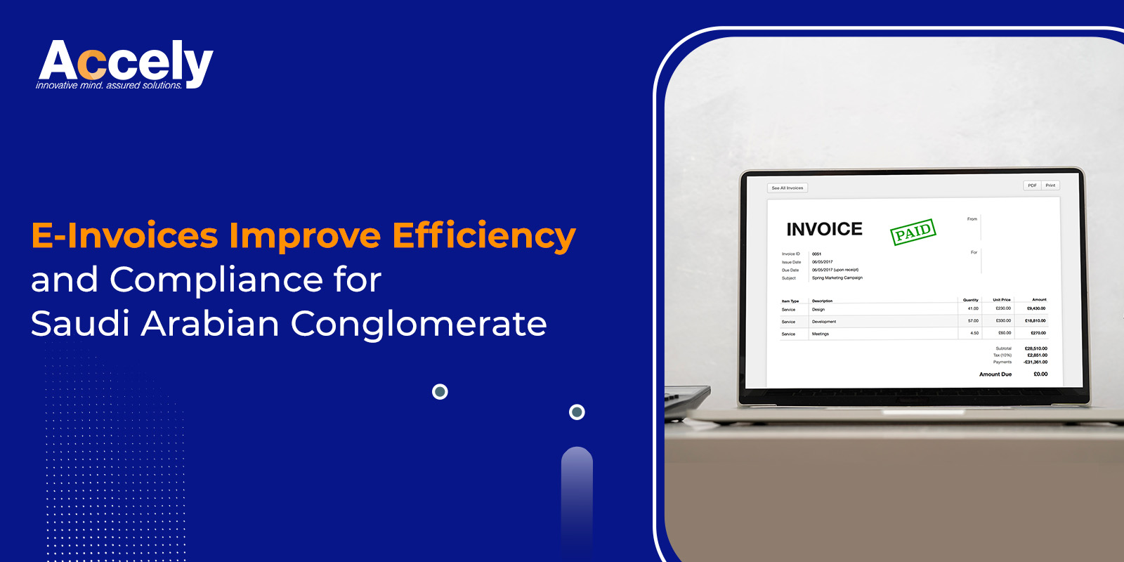 E-Invoices Improve Efficiency and Compliance for Saudi Arabian Conglomerate