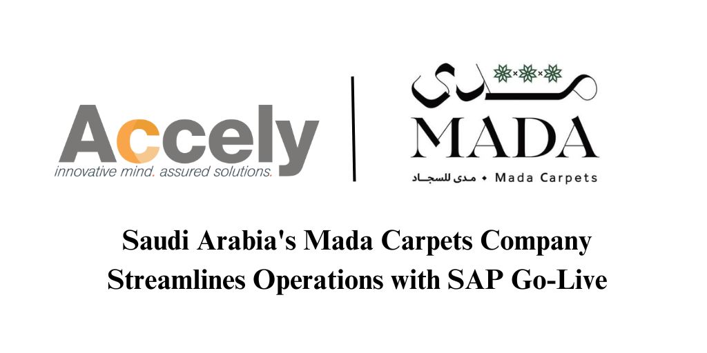 Saudi Arabia's Mada Carpets Company Streamlines Operations with SAP Go-Live